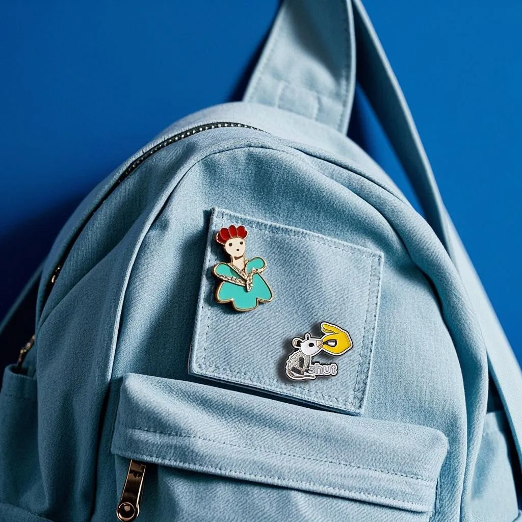 Funny Enamel Pins Statement Brooches for Women Men Edgy Punk Accessories Pins for Backpacks Jackets Hats
