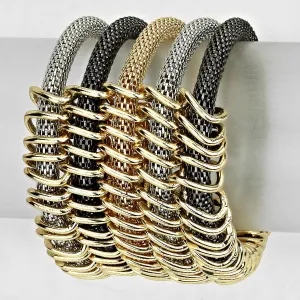 iLLASPARKZ Layered Mesh Stretch Bracelet