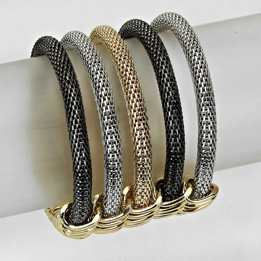 iLLASPARKZ Layered Mesh Stretch Bracelet