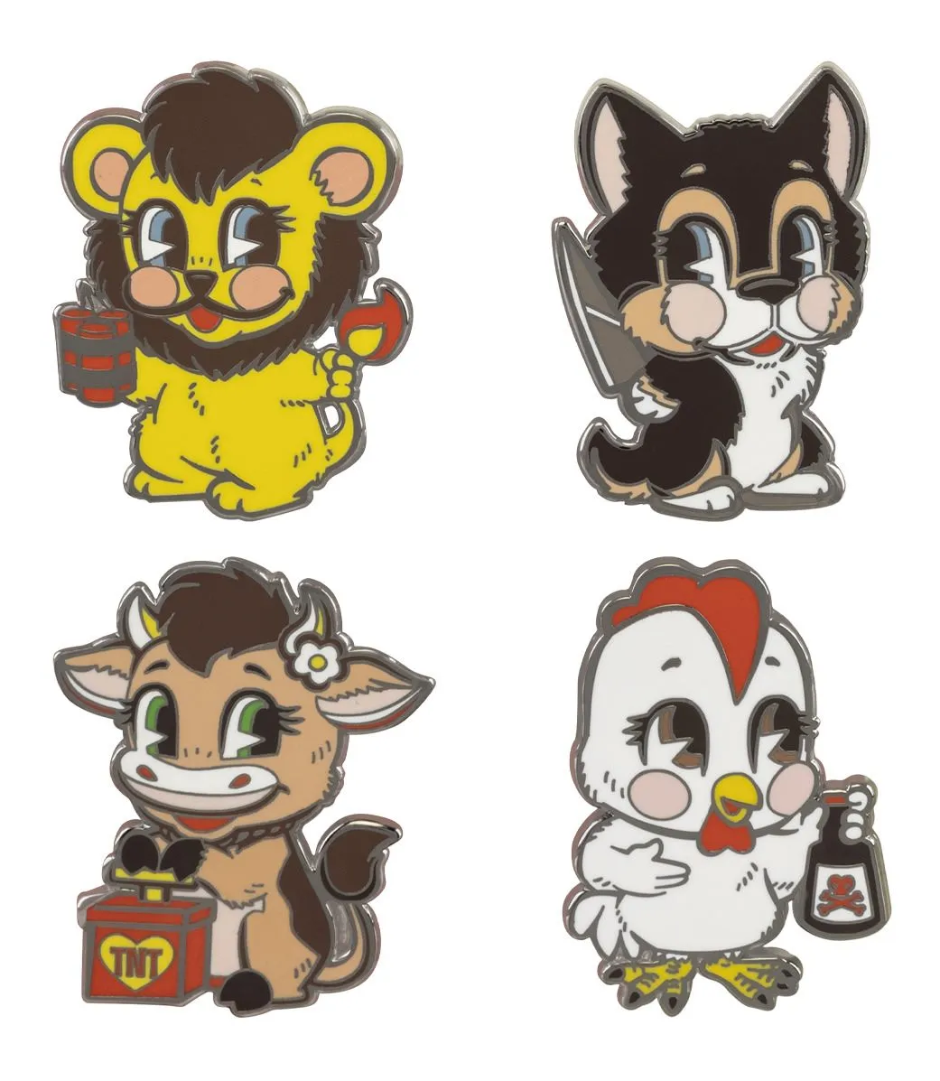 Killer Puppy Dog Enamel Pin / Brooch