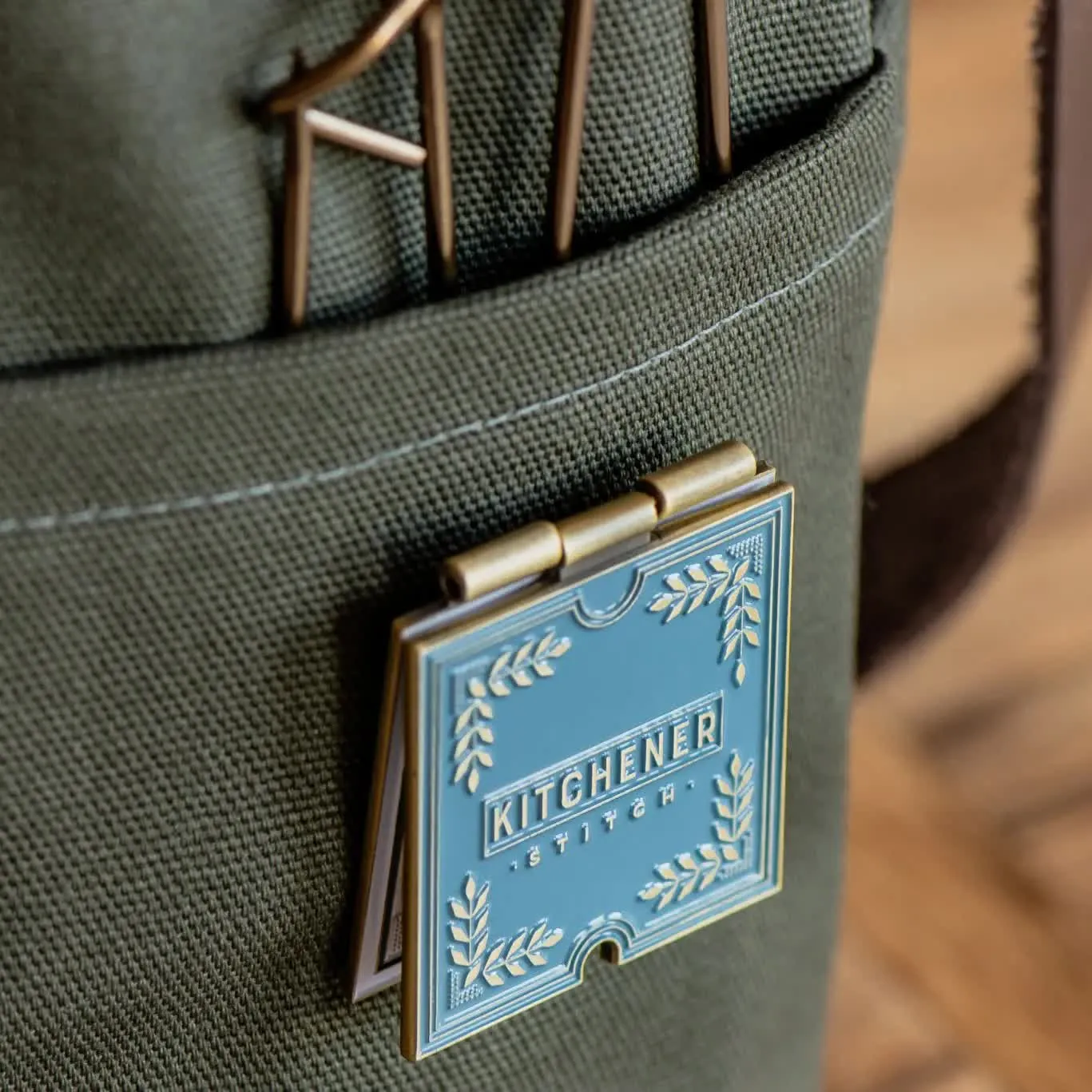 Kitchner Stitch Enemal Pin