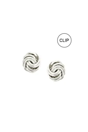 Knot Clip-On Earrings