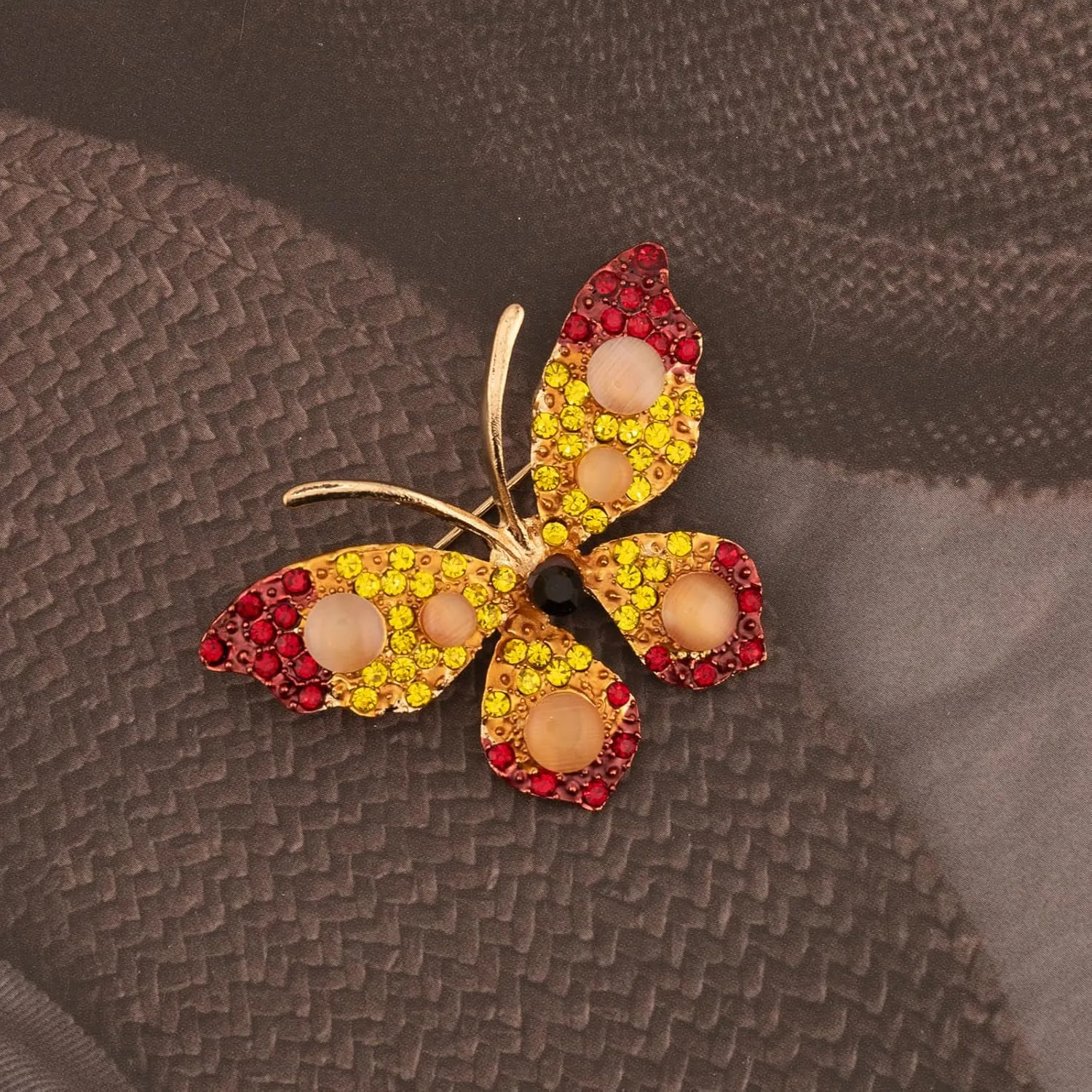 Queen Emperor Butterfly Crystal Diamond Brooch/Elegant, Elegant, Cute Multiple color tones to choose from